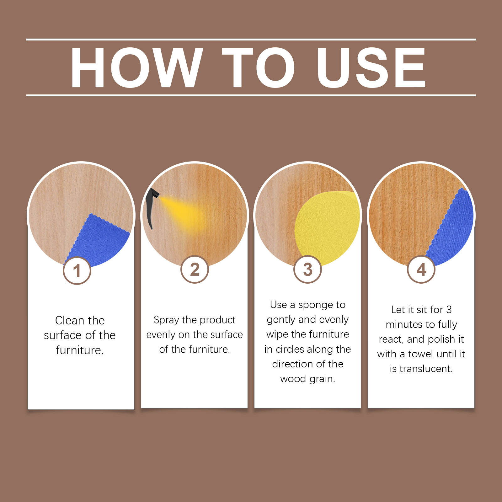 Beeswax Wood Furniture Care Polishing Agent Wood Furniture Renovate Shine Protect Oil Wax Universal