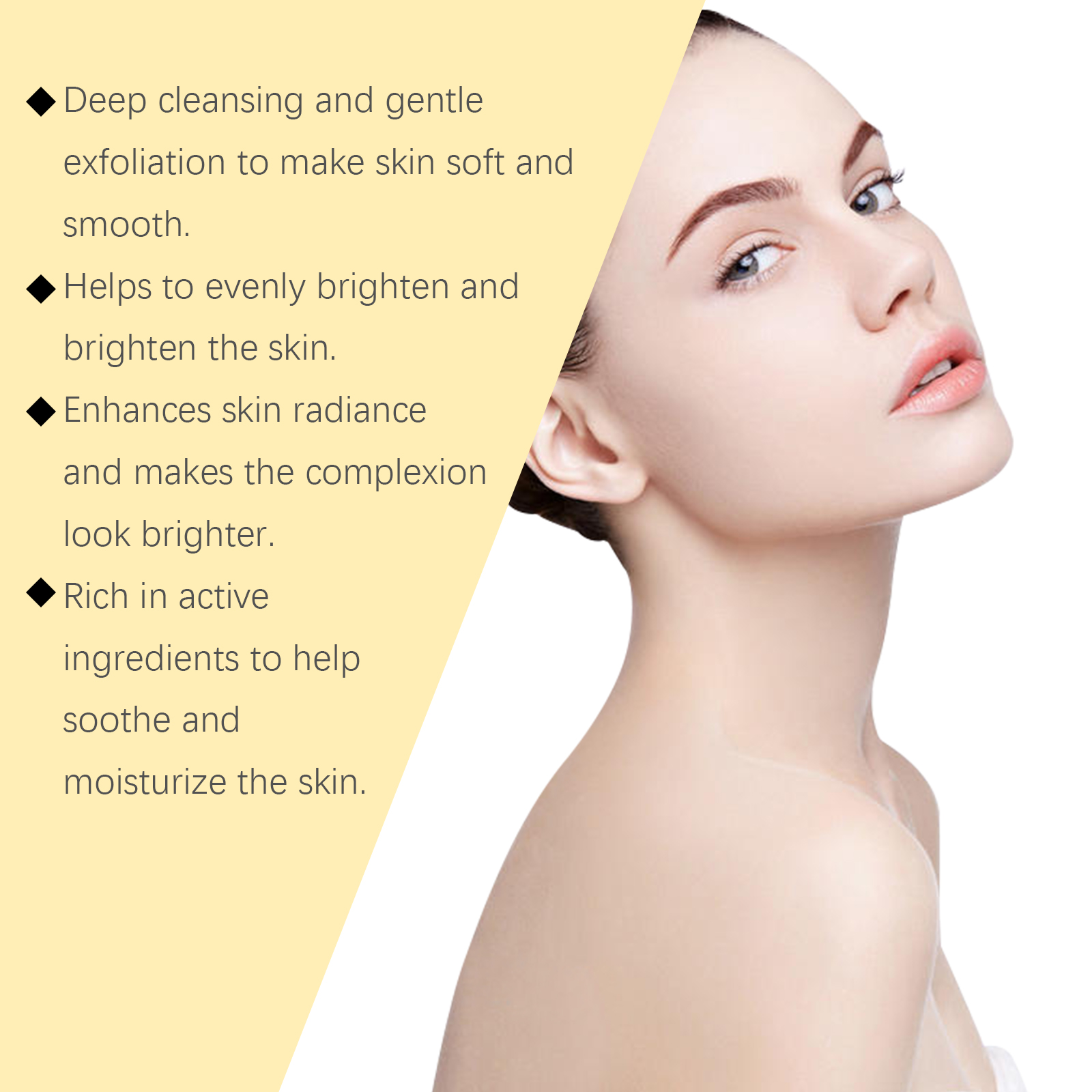 Turmeric Collagen Peel Off Mask With Scraper Gentle Cleansing Moisturizing Soft Care Facial Skin
