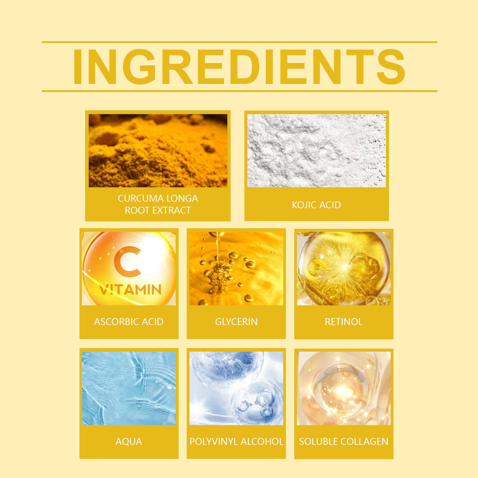 Turmeric Collagen Peel Off Mask With Scraper Gentle Cleansing Moisturizing Soft Care Facial Skin
