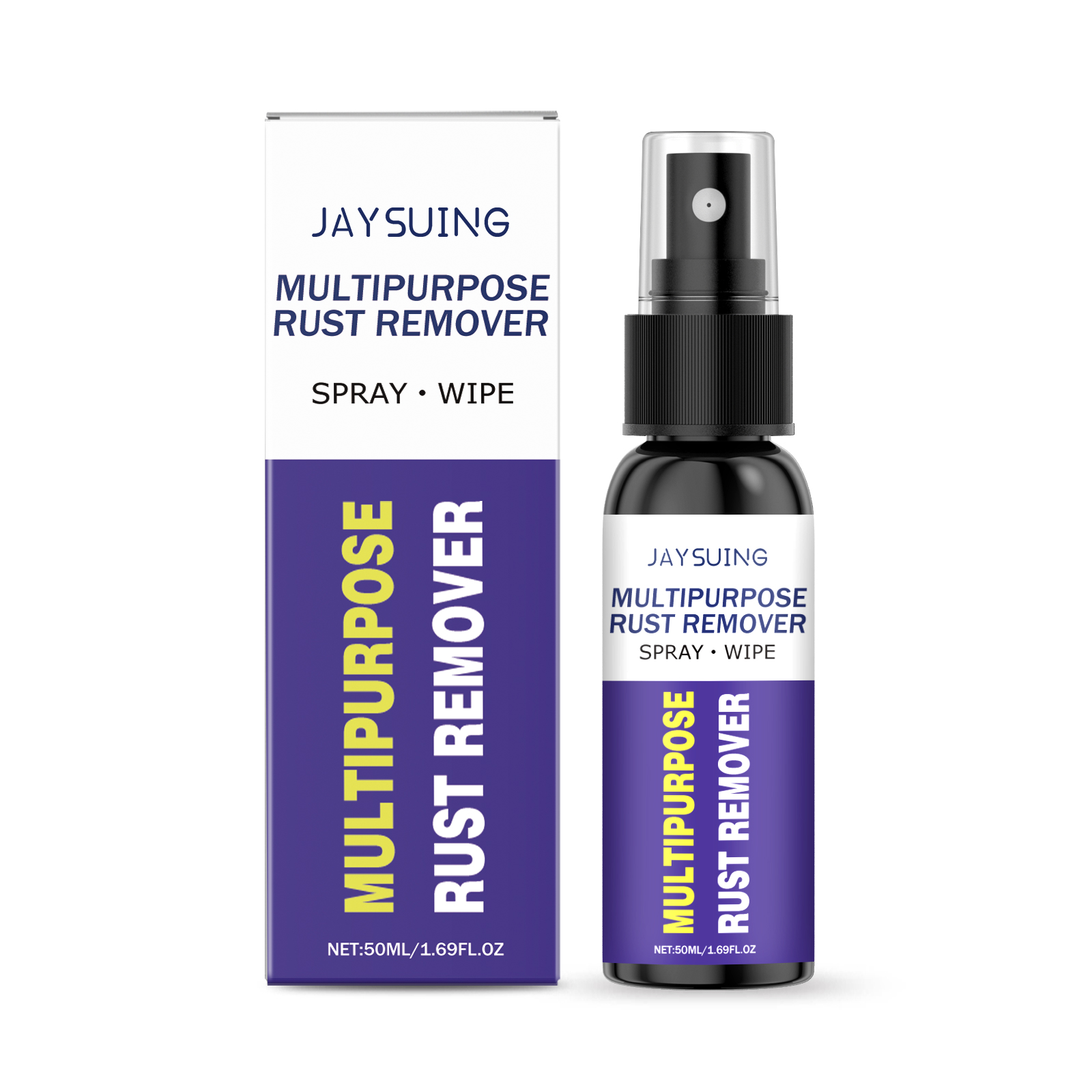 Metal Rust Remover Spray Multipurpose Polishing Agent For Car Wheel Chrome Stainless Steel And Iron Surface Restoration 50ml