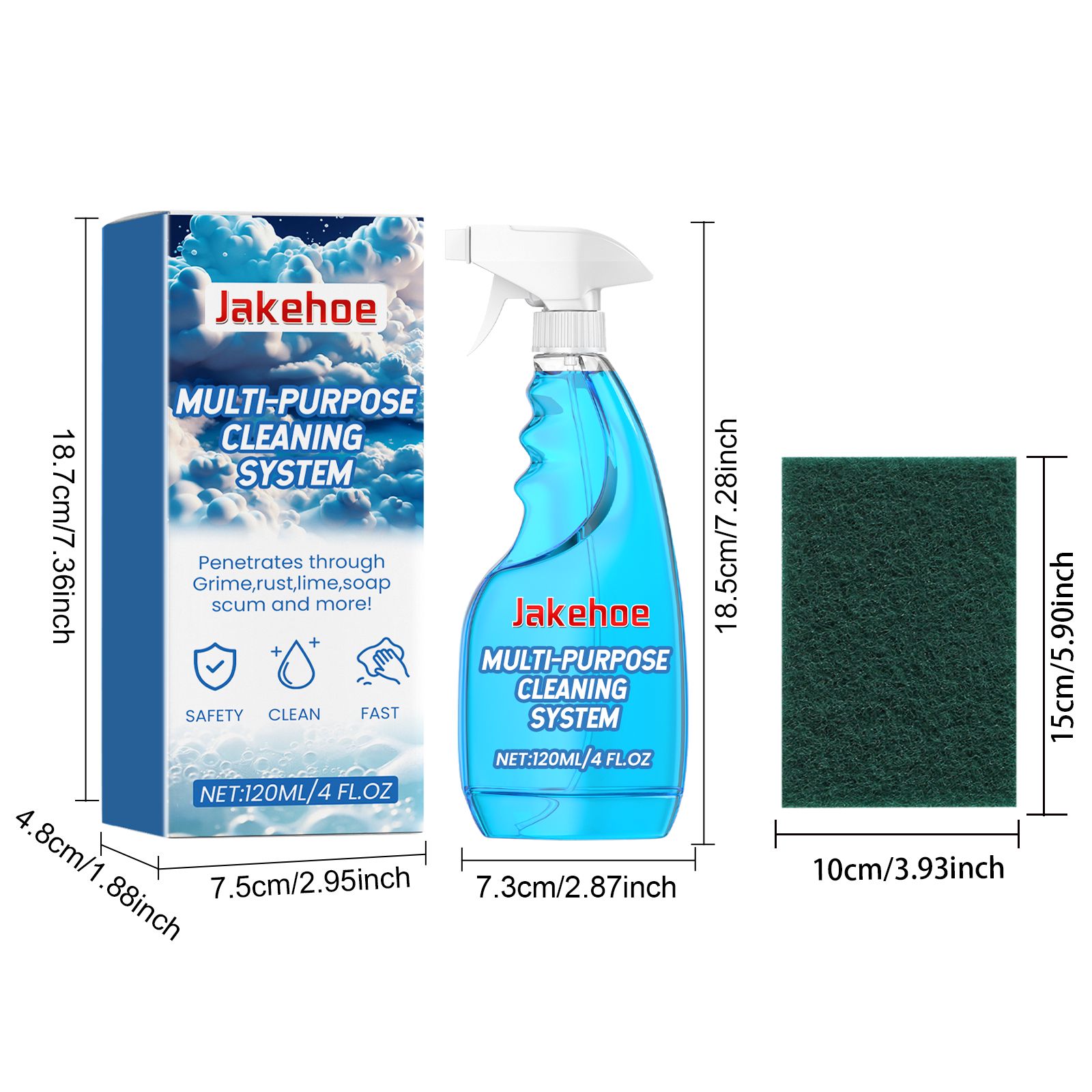 Multi Purpose Foam Cleaner For Kitchen Stove Cookware And Multi Surface Cleaning 120ml