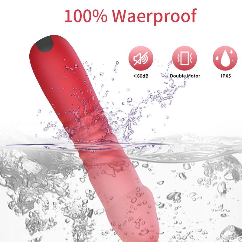 Thrusting Vibrator for Women Realistic Dildo Wand Telescopic Vibration Masturbator Fully Automatic Massager Couples Adult Sex Toy