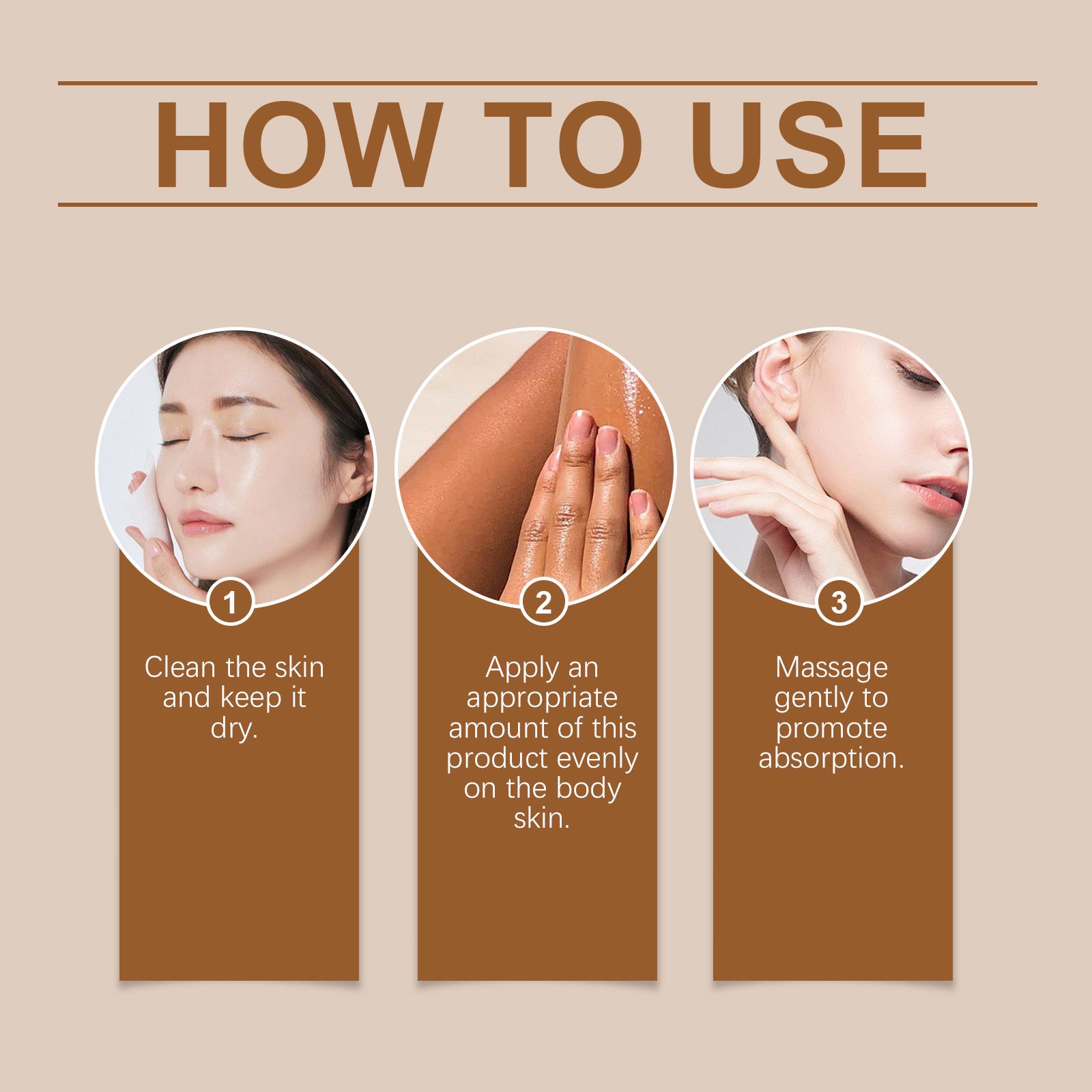 Sunless Tanning Cream For Summer Bronzed Glow Moisturizing And Smooth Skin Care