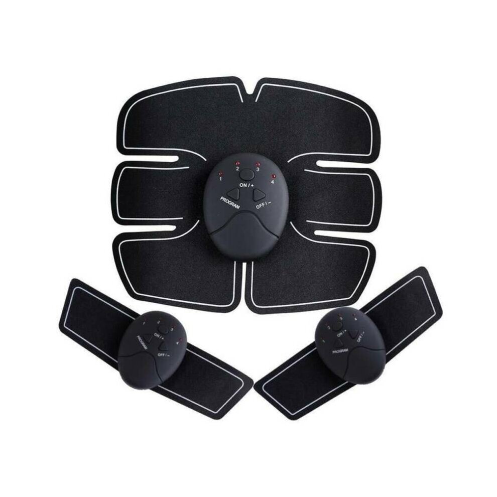 Rechargeable Trainer Stimulator Abdominal Muscle Train Fitness EMS Toning Belt