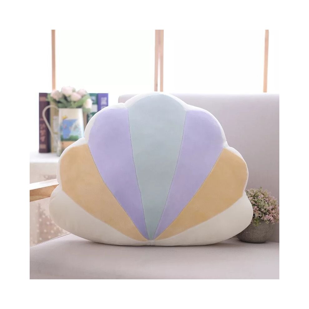 (Shell) Rainbow Plush Sofa Pillow Cushion Sleeping Pillow Cloud Moon Home Decoration Toy