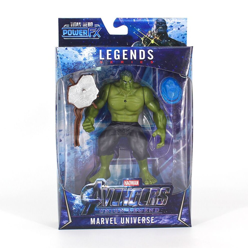 (Hulk) New Avengers Infinity War LED 16cm Action Figures Doll Captain Kids Gift Toys