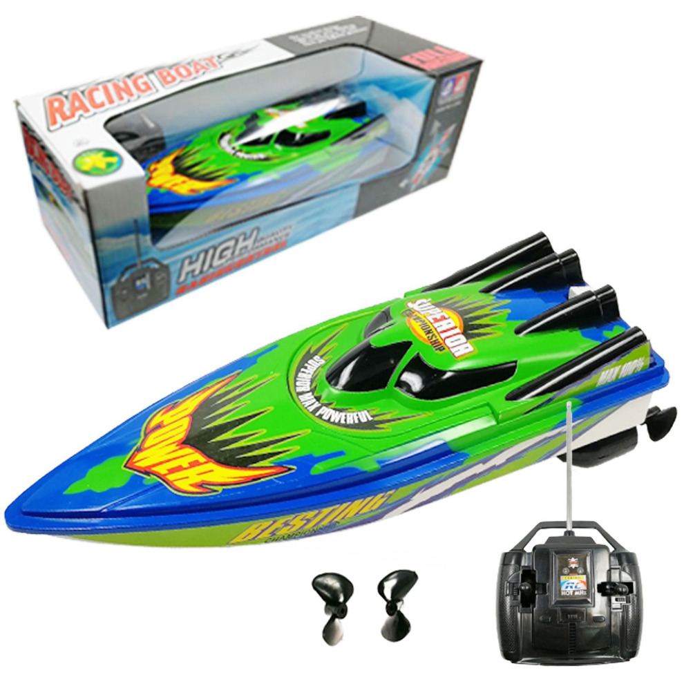 (Green) Electric Remote Control High Speed Boat Airship