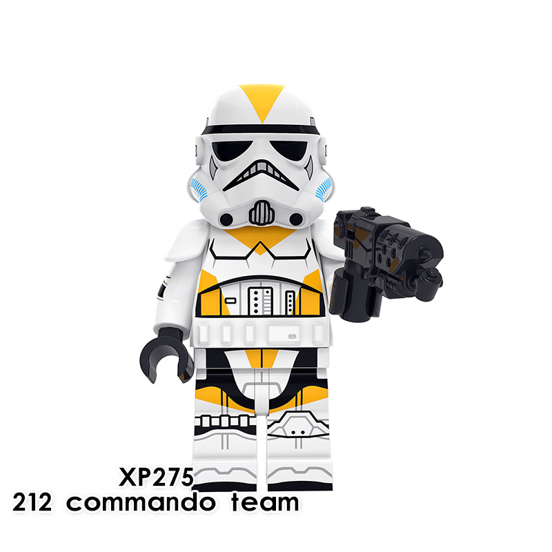 Star Wars Minifigures Fits Lego 8 Pieces Children Assemble Building Blocks Toy Collectibles Movie Characters Action Figures with Weapons Kids Fans Boys Teens Toy as DIY Christmas Advent Calendar Supplies