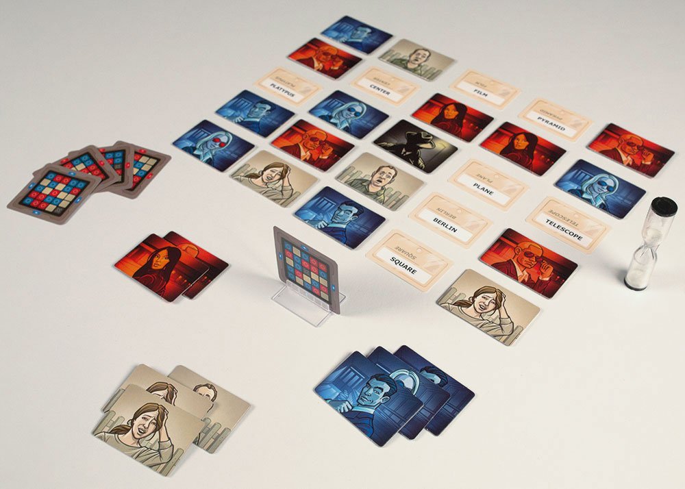 Codenames Board Game Party Card Games English Edition Fun Gift for Game Night Date Night Updated Toys Gifts for Couples Teens Boys Girls Ages 10 and Up 2-8 Players 15 Minute Playing Time