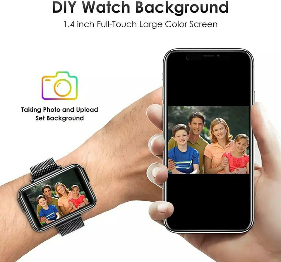New Smart Fitness Watch Bluetooth Earphones Men Defined Watch Faces
