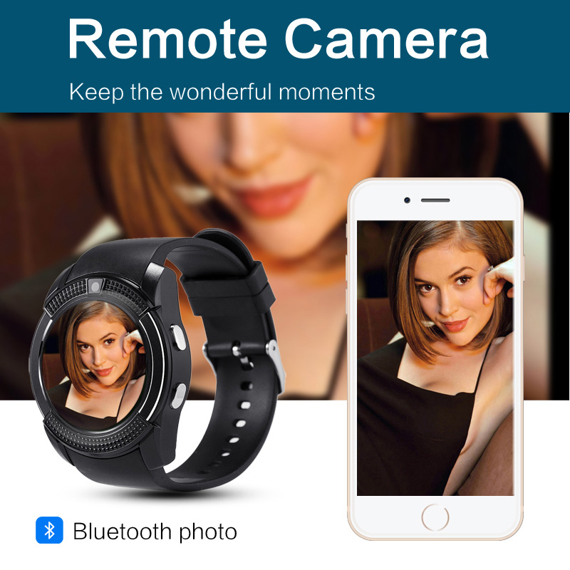 Bracelet Smart Watch Bluetooth Call Fitness Blood Pressure Monitor Support TF SIM Card