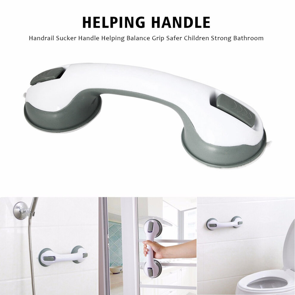 2X Bathroom Support Grab Handle Shower Safety Suction Grip Hand Rail