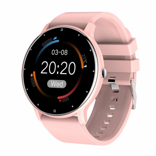 Bluetooth Smart Watch Fitness Tracker IP67 PINK For Valentines Day Mothers Day Gift