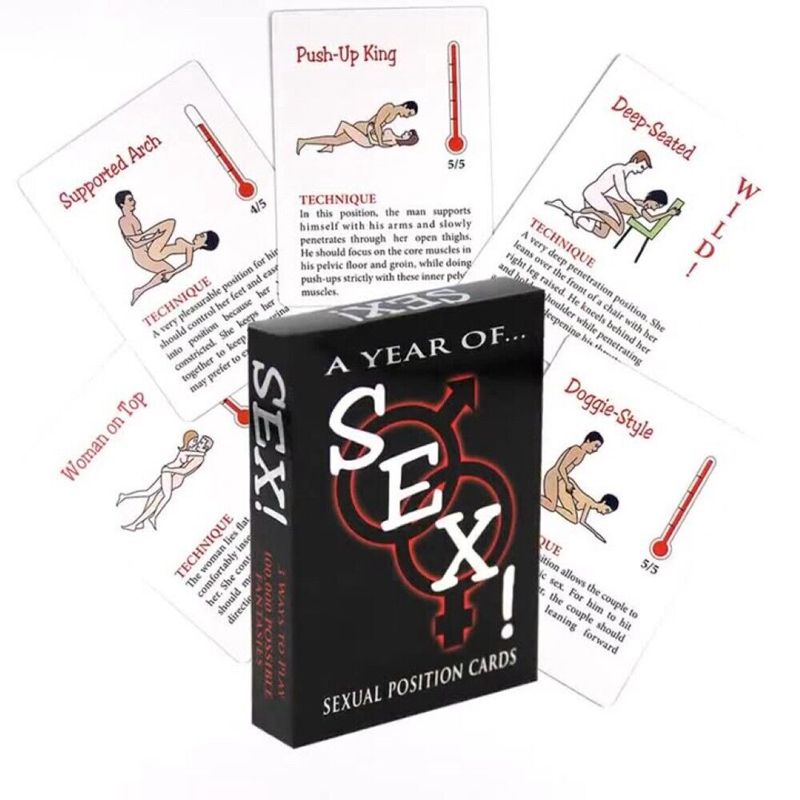 A Year of SEX Adult Sexual Positioning Card Game