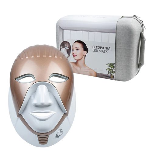 Led Mask 7 Color Facial Cleopatra LED Mask 630nm Red light Smart Touch Face Neck Care Machine