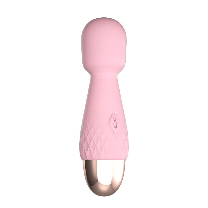 (Pink) Mini Vibrator for Woman Masturbator Sex Toys Silicone Rechargeable Handheld AV Women Vibrator Wireless Wand Massager Vibrator  Adult Toys 10 Frequency