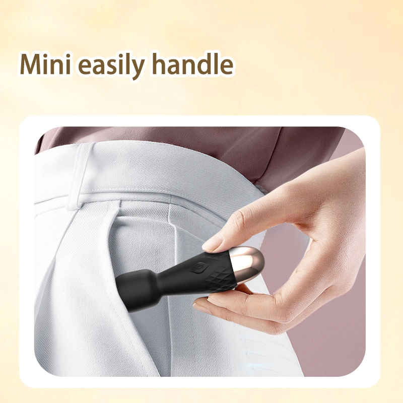 (Pink) Mini Vibrator for Woman Masturbator Sex Toys Silicone Rechargeable Handheld AV Women Vibrator Wireless Wand Massager Vibrator  Adult Toys 10 Frequency