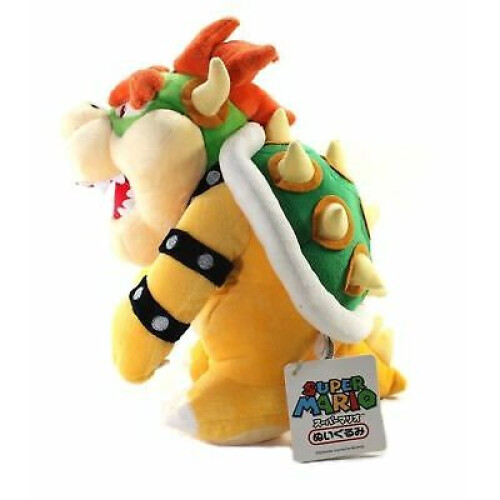 Super Mario Standing Bowser Koopa Plush Doll Toy