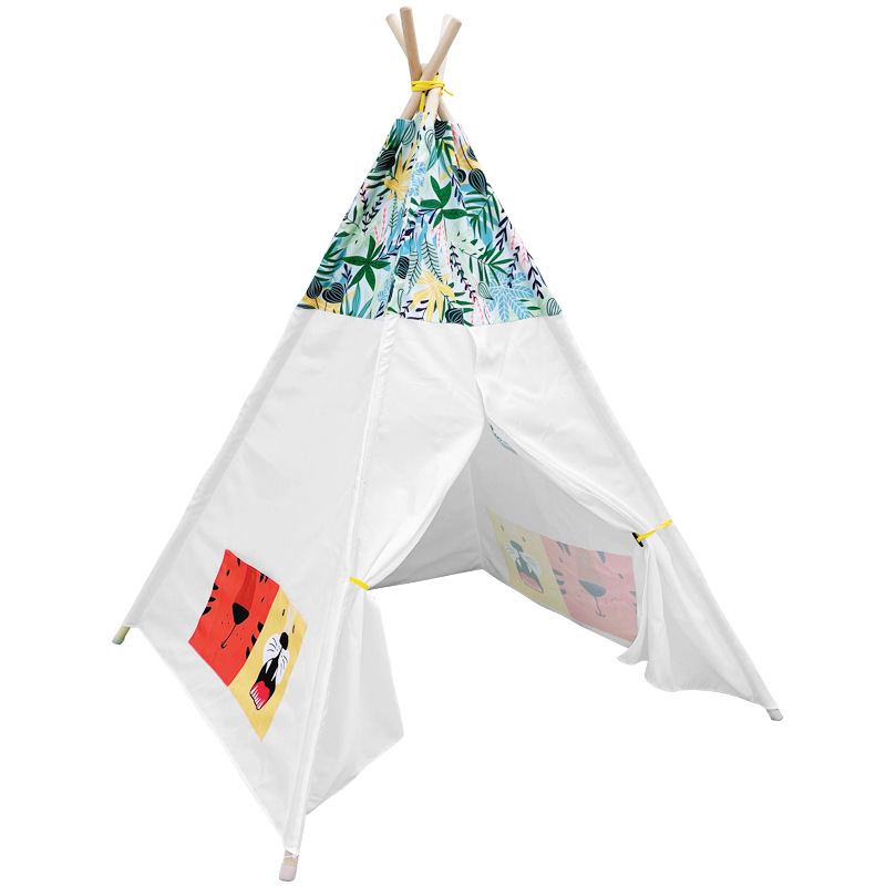 Ins White Kids Folding Playhouse Play Tent Toddler House Indoor Outdoor