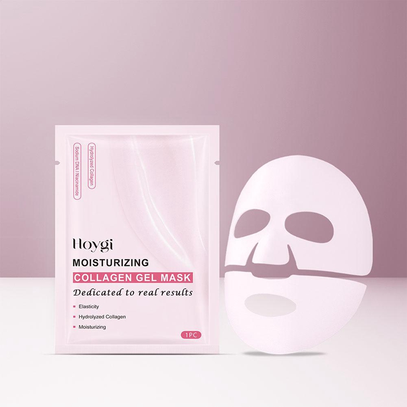 (1PC) Pink Collagen Gel Facial Mask Collagen Real Deep Mask Hydrating