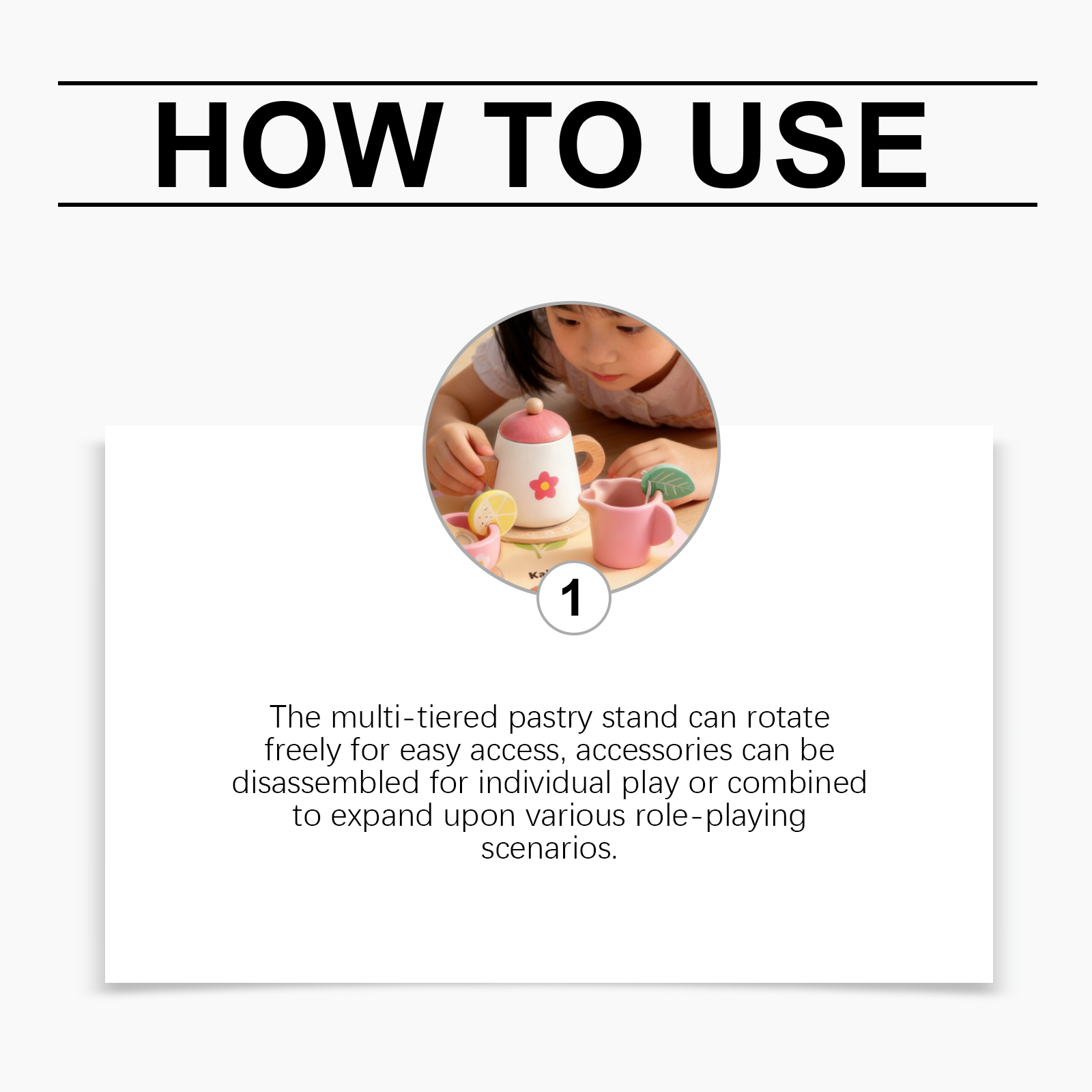 (Star) Wooden Tea Set For Little Girls Wooden Toys Toddler Tea Set Play Kitchen Accessories For Kids Pretend Play Food Tea Party Toys ﻿