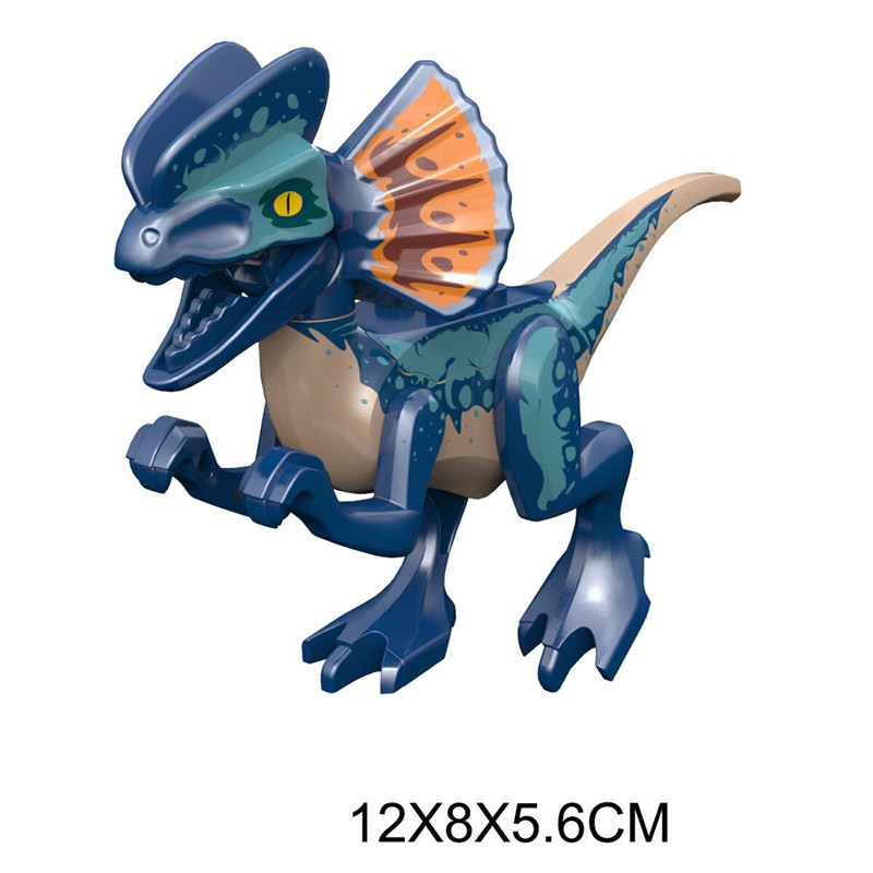 (Dinosaur D) Jurassic Dinosaurs Building Blocks  Movie Tyrannosaurus Rex Action Figures Dino Toys For Children Dinosaur Kids Gifts