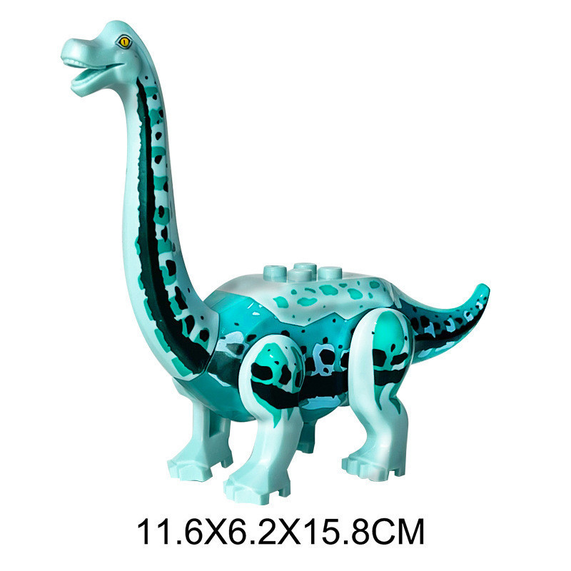 (Dinosaur D) Jurassic Dinosaurs Building Blocks  Movie Tyrannosaurus Rex Action Figures Dino Toys For Children Dinosaur Kids Gifts