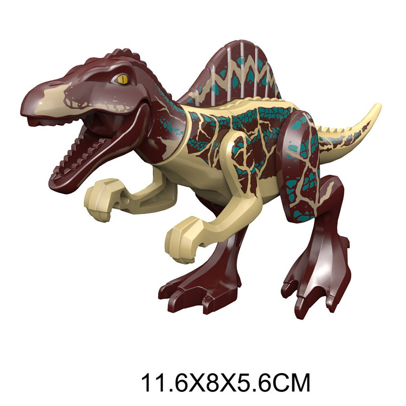 (Dinosaur D) Jurassic Dinosaurs Building Blocks  Movie Tyrannosaurus Rex Action Figures Dino Toys For Children Dinosaur Kids Gifts