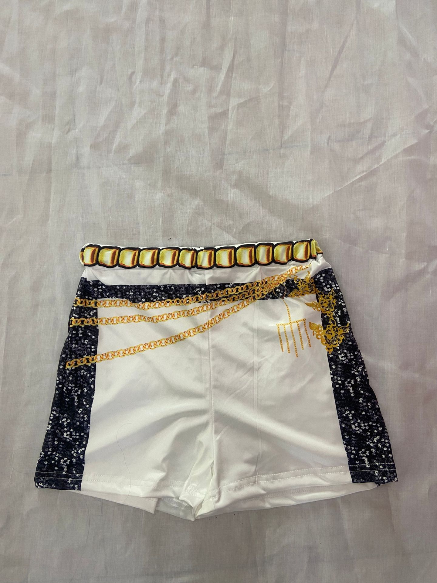 (110CM) Girls Kpop Roleplay Costume 3 Pcs Set Jacket T Shirt Shorts for Halloween Carnival Birthday Christmas Inspired by Rumi Zoey Mira