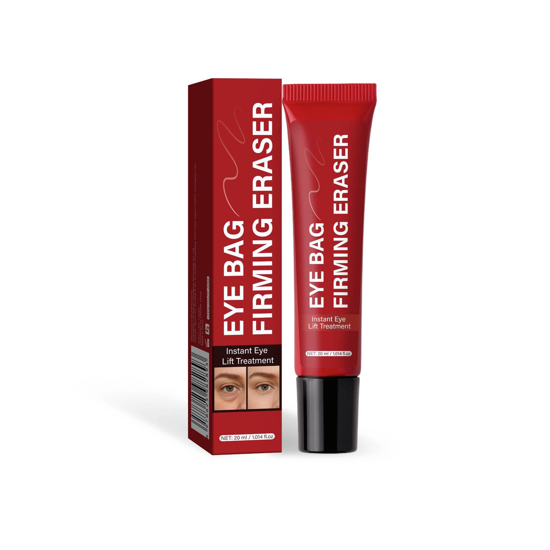 Eye Bag Firming Eraser Instant Puffiness Reducer For Dark Circles And Wrinkle Smoothing Daily Eye Contour Care