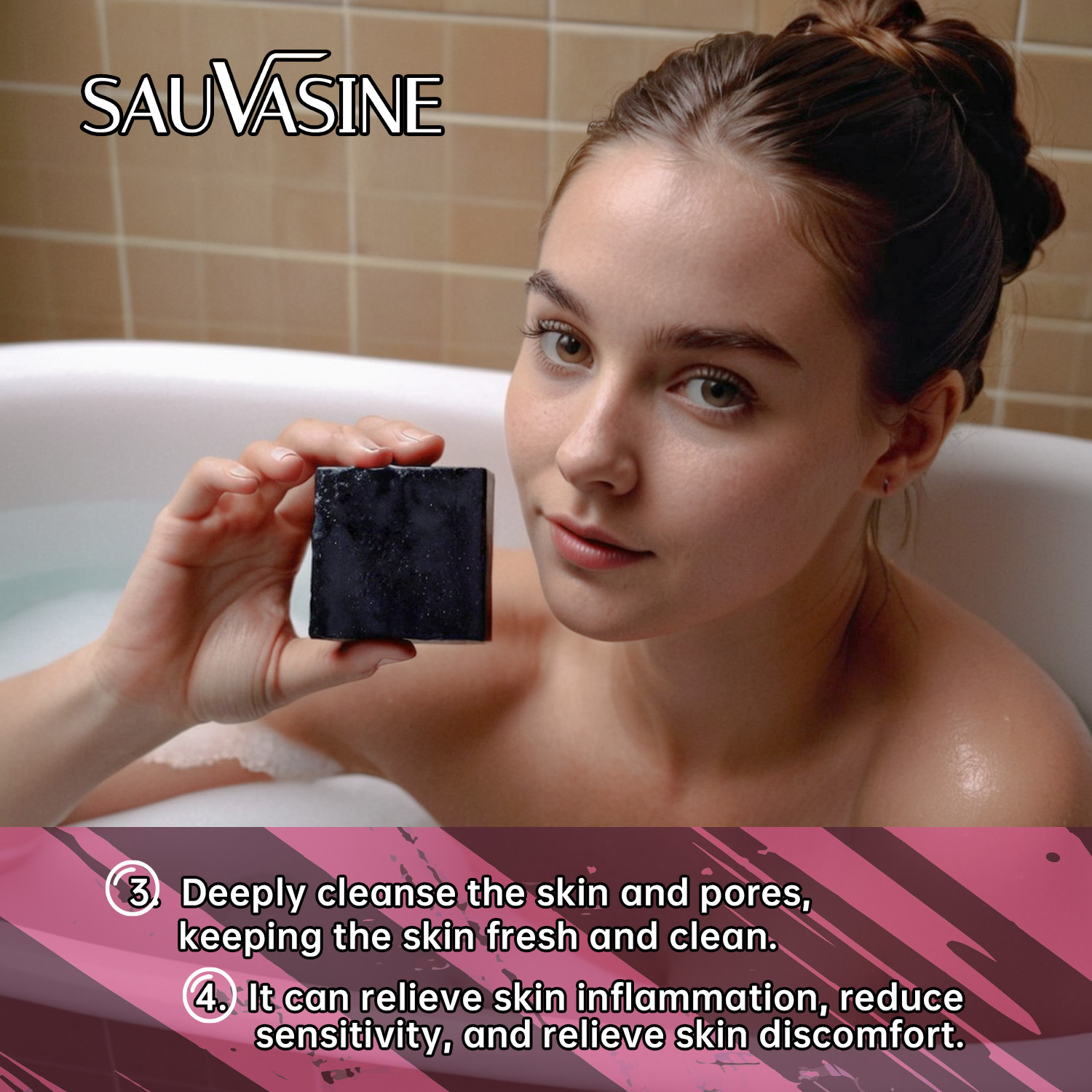 Niacinamide Soap Deep Cleansing Brightening For Face And Body Daily Skin Care Bar 75g