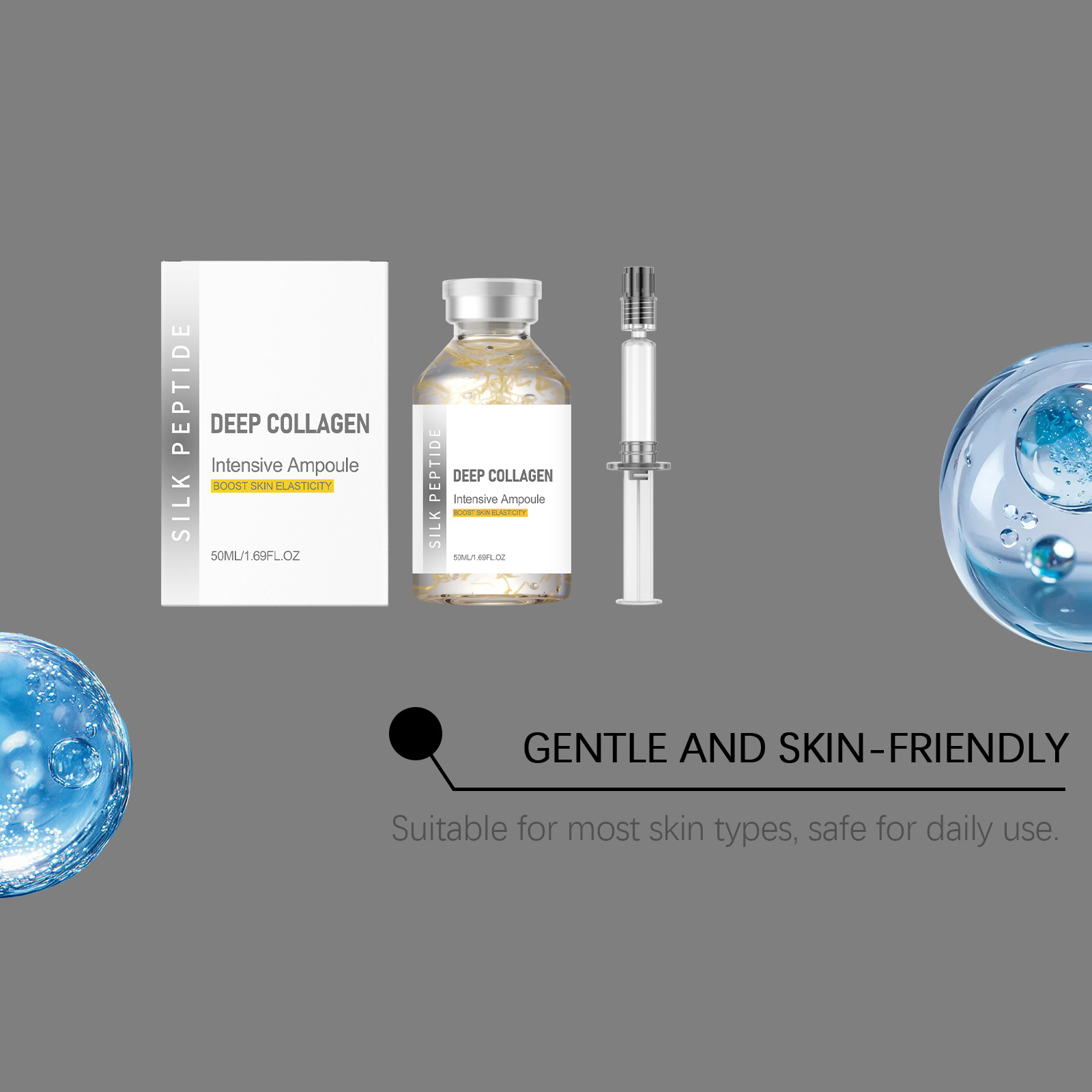 Moisturizing Ampoule Essence Liquid Refreshing Watery Skin Texture Care Facial Skin Hydrating Brightening Delicate Ampoule Serum