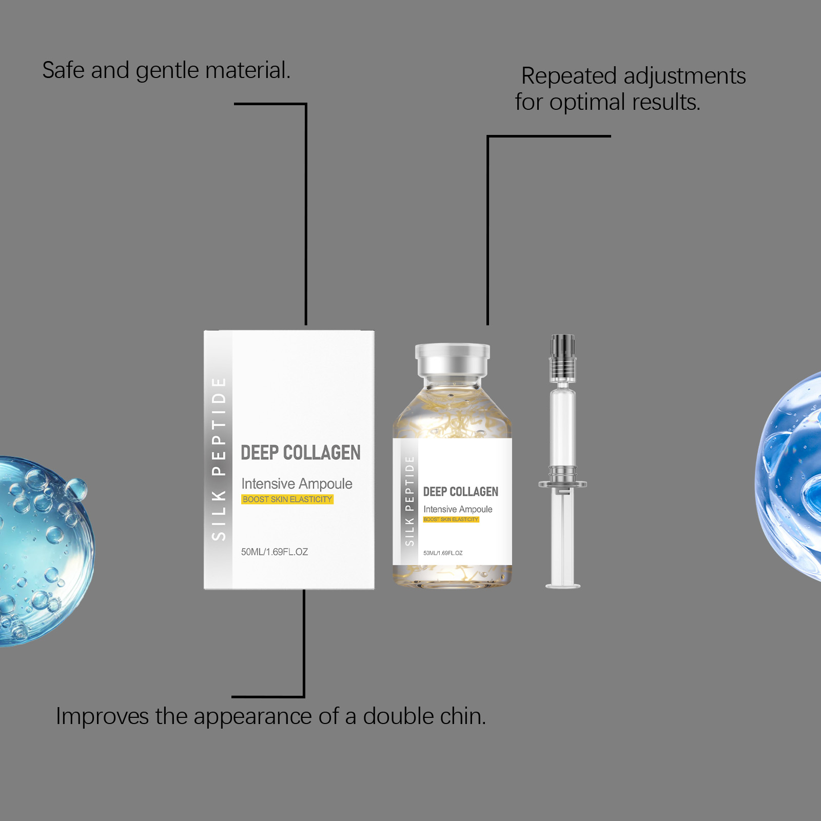 Moisturizing Ampoule Essence Liquid Refreshing Watery Skin Texture Care Facial Skin Hydrating Brightening Delicate Ampoule Serum