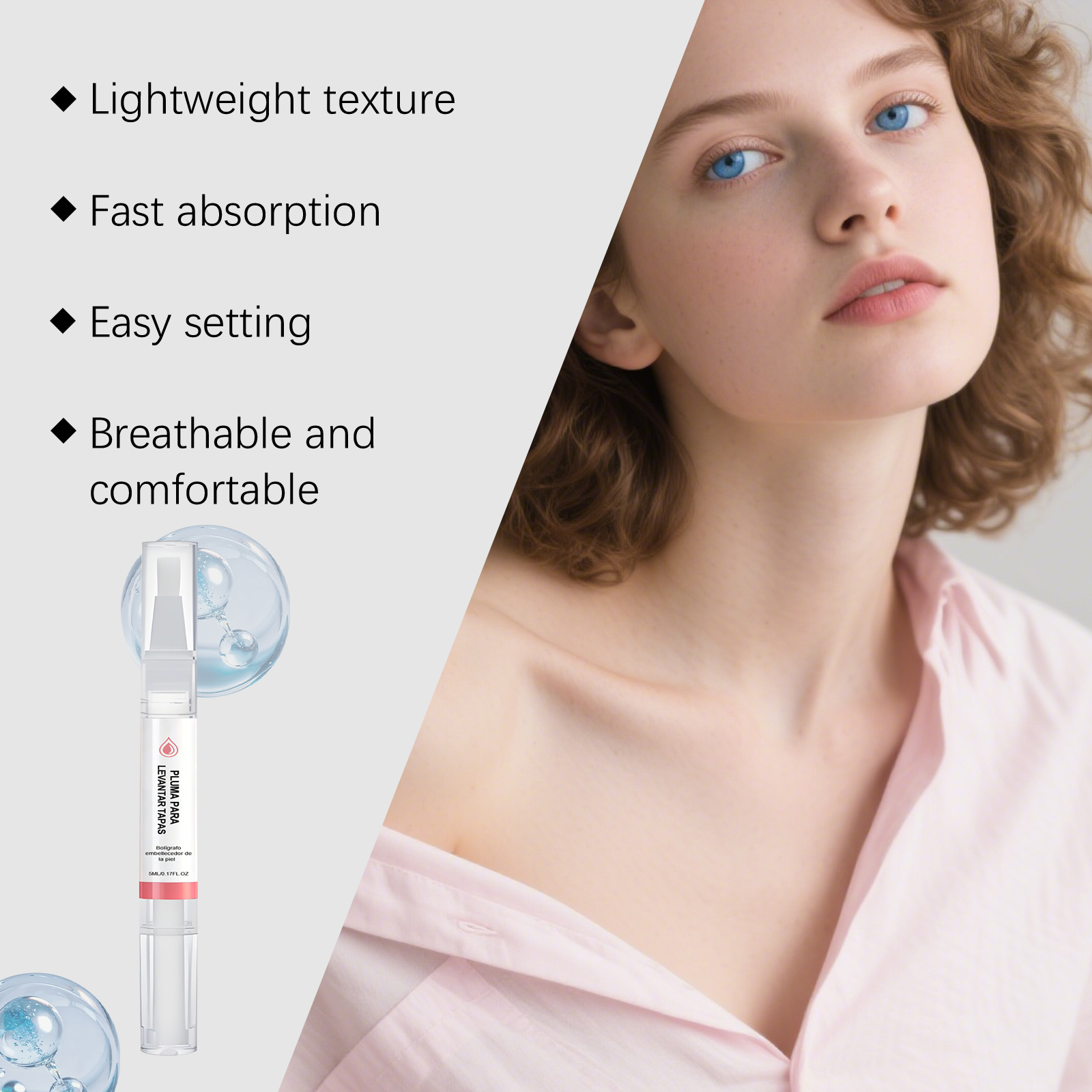 Eyelid Shaping Cream Invisible Traceless Natural Makeup Effect Waterproof Sweatproof Long Lasting Fit Hard To Remove Makeup Eye Cosmetic Use