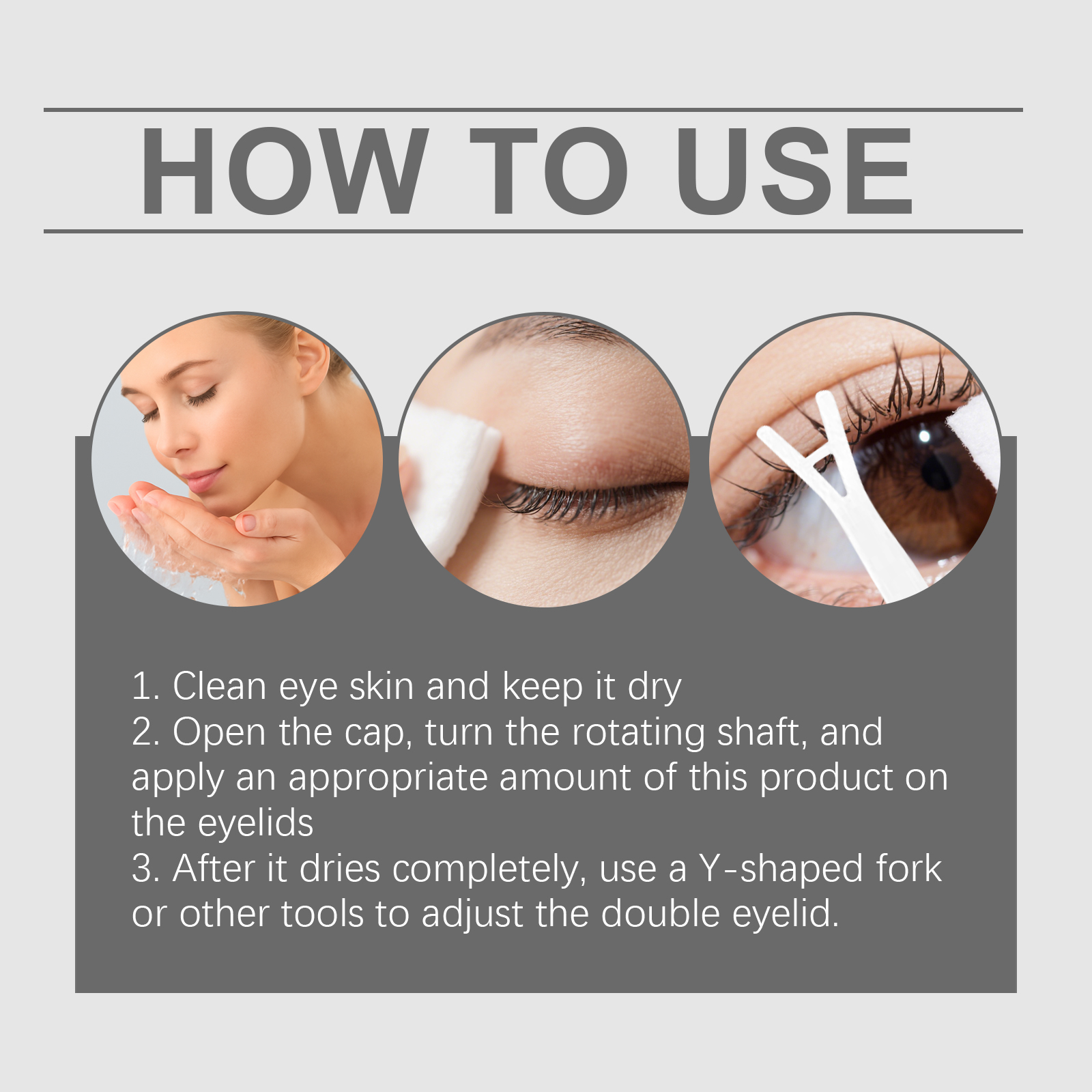 Eyelid Shaping Cream Invisible Traceless Natural Makeup Effect Waterproof Sweatproof Long Lasting Fit Hard To Remove Makeup Eye Cosmetic Use