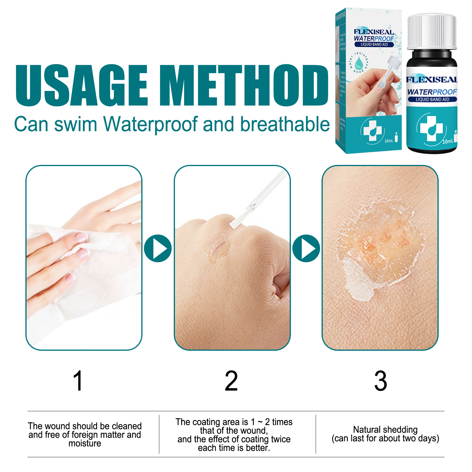 Liquid Bandage Mild Cleansing Nourishing Smooth Body Skin Relieve Discomfort Daily Care Supplies