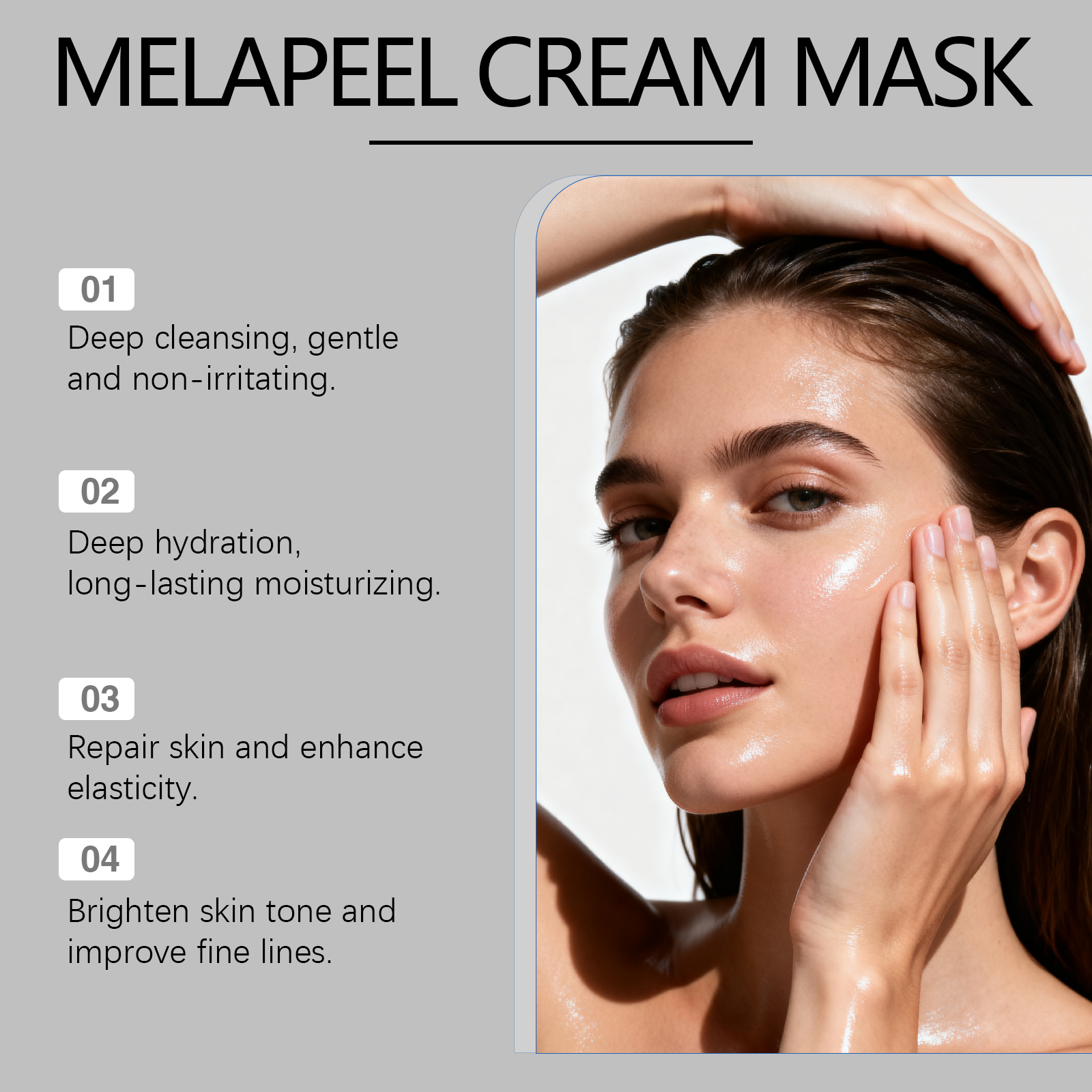 Brightening Peel Off Mask Mildly Cleanses Skin Radiant And Glossy Daily Facial Skin Care Treatment
