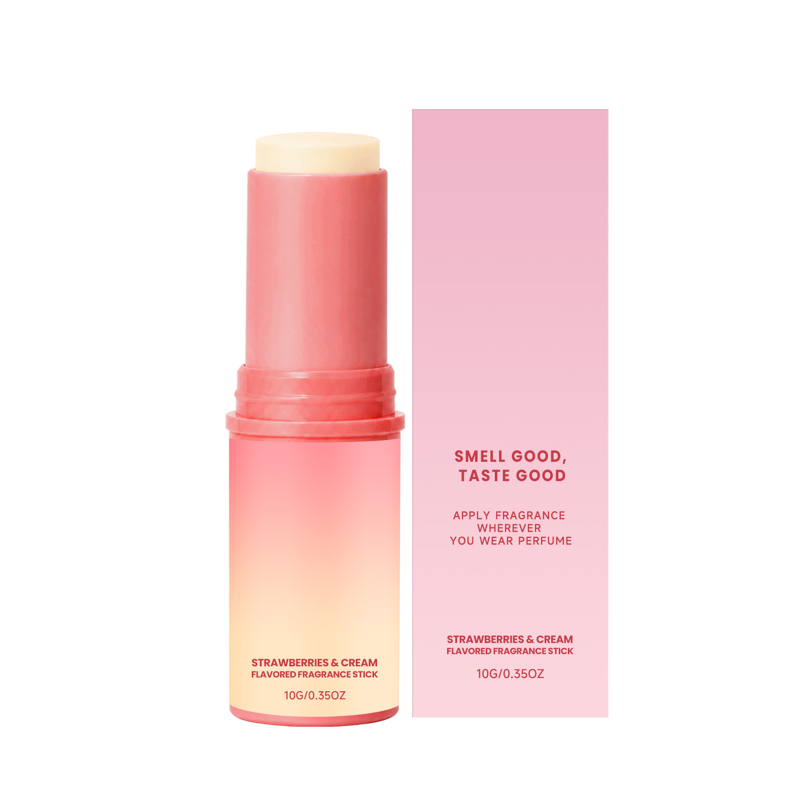 Strawberry Fragrance Stick Fruity Sweet Scent Soft Skin Friendly Long Lasting Mild Aroma Dating Boost Portable Easy Carry