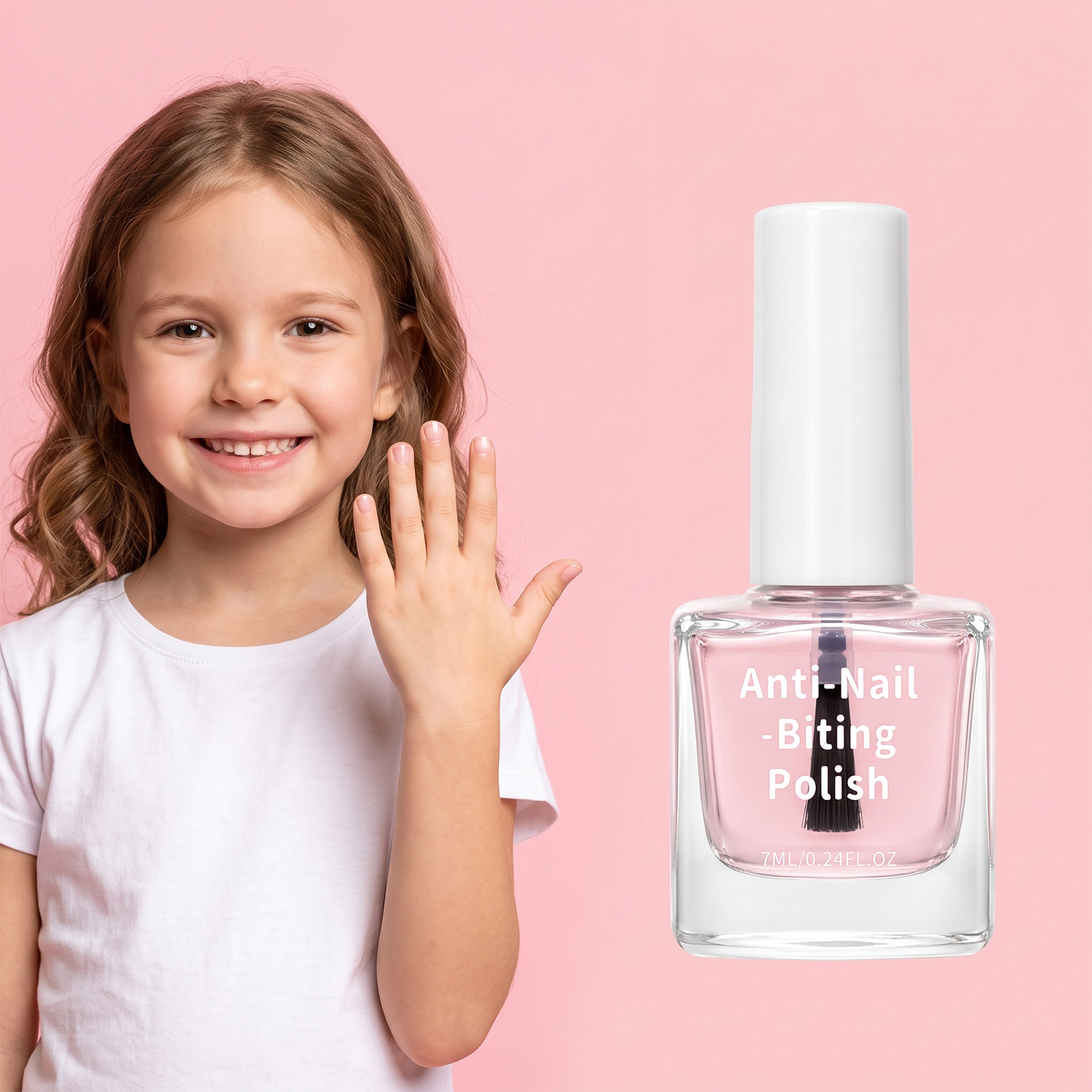 Anti Bite Nail Polish Mild Skin Friendly Nail Care Fresh Moisturizing Non Sticky Fingernail Daily Maintenance Oil Soft Gentle Delicate Hydrating