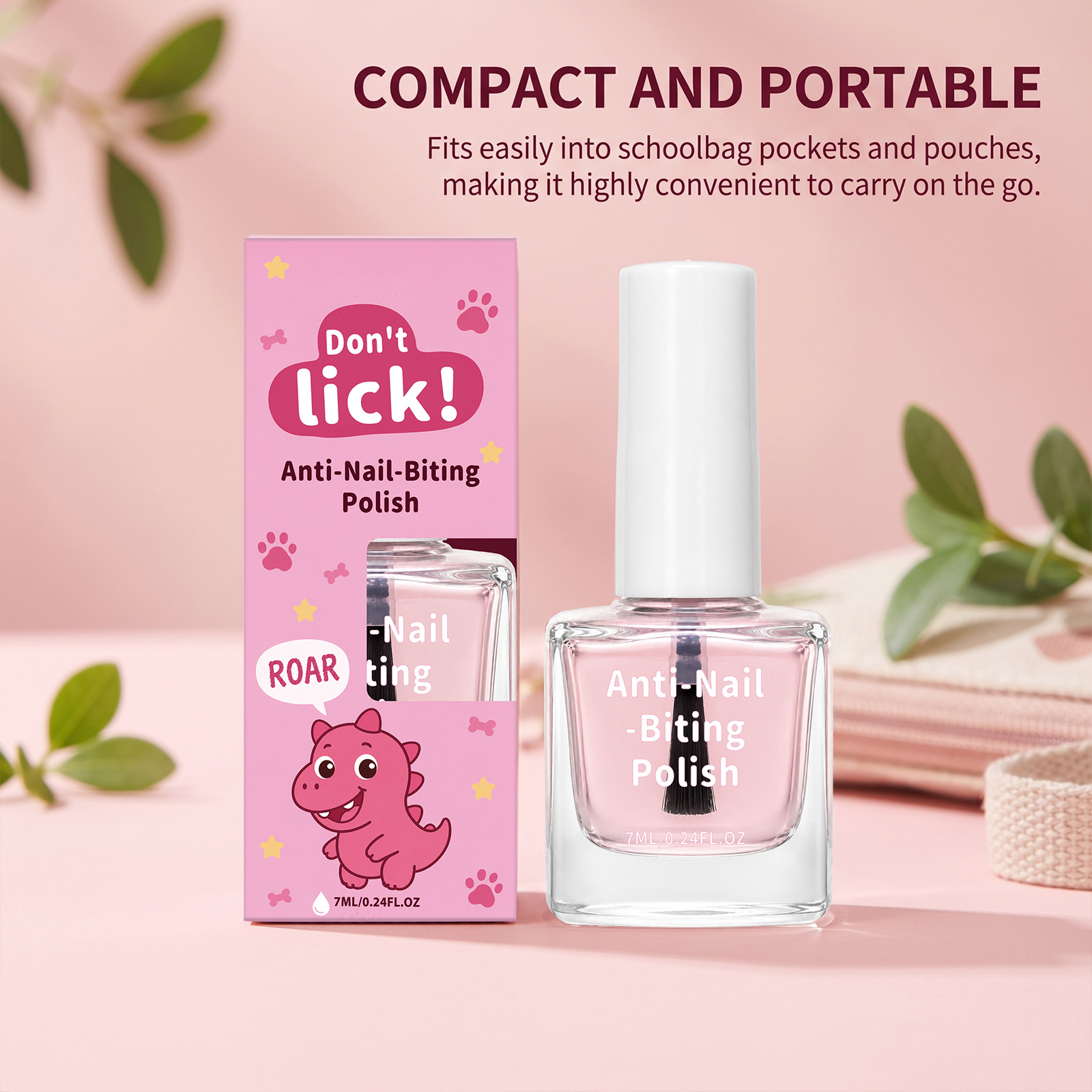 Anti Bite Nail Polish Mild Skin Friendly Nail Care Fresh Moisturizing Non Sticky Fingernail Daily Maintenance Oil Soft Gentle Delicate Hydrating