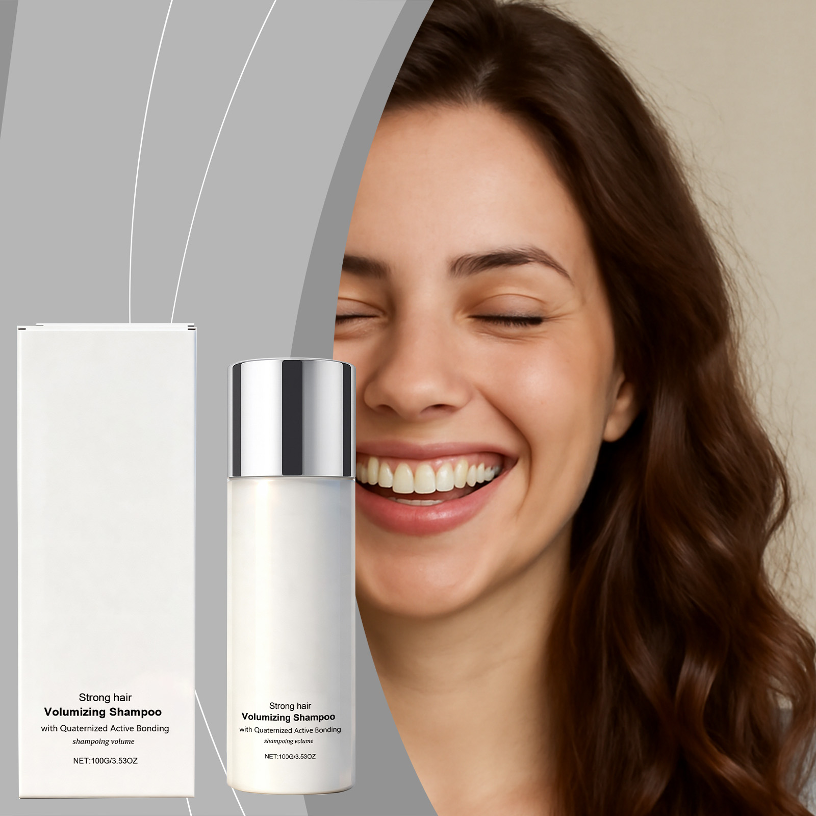 Scalp Nourishing Shampoo Mild Cleansing Refreshing Roots Glossy Smooth Hair Daily Washing Care