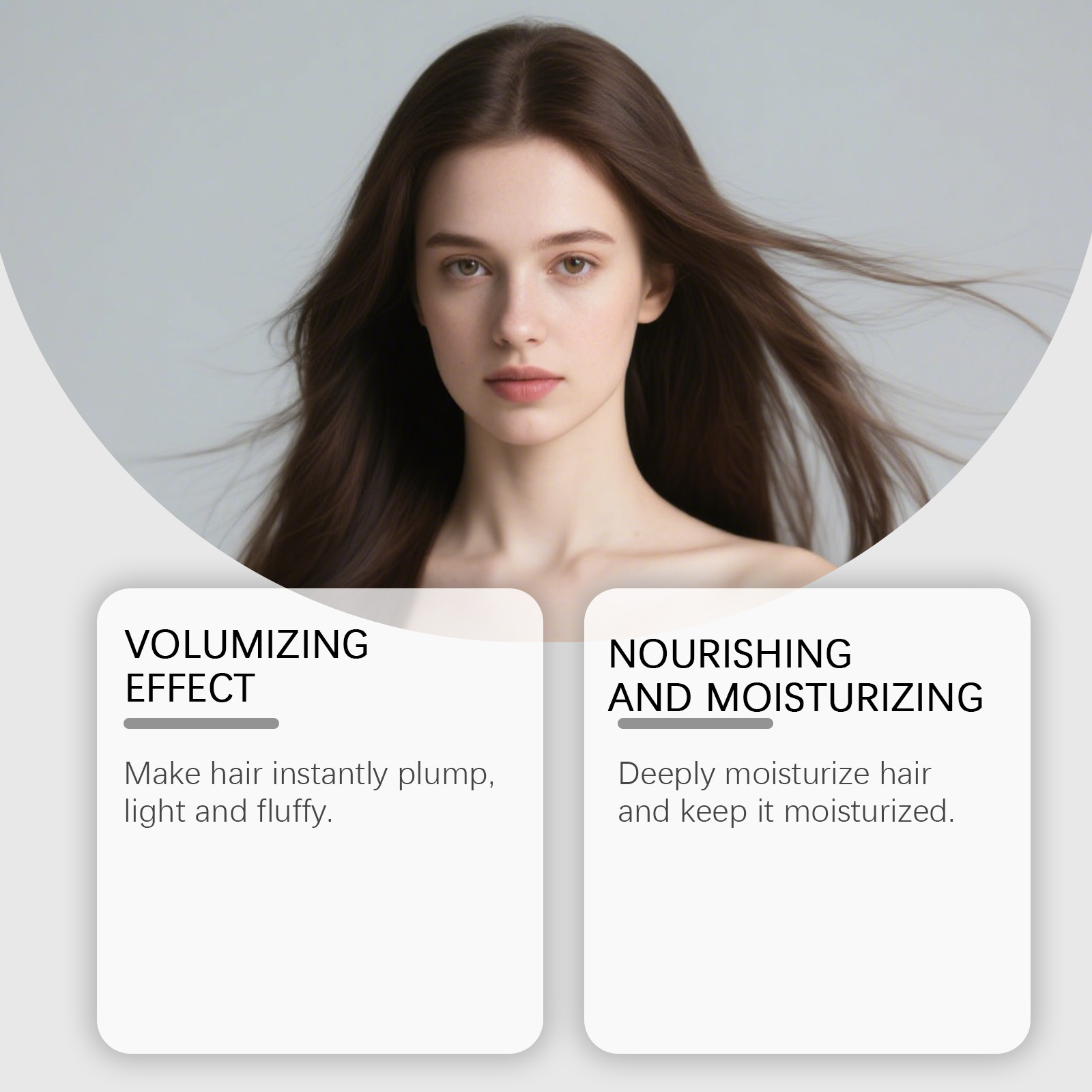 Scalp Nourishing Shampoo Mild Cleansing Refreshing Roots Glossy Smooth Hair Daily Washing Care