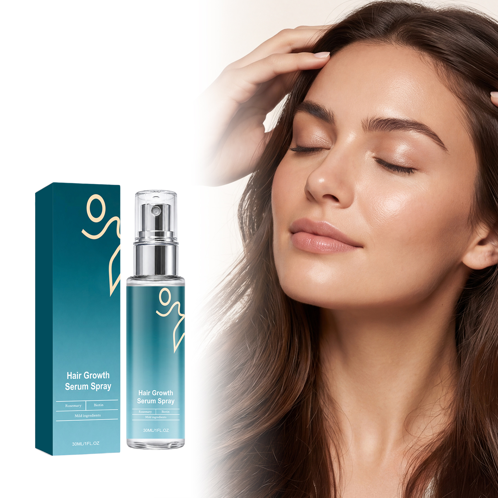 Hair Care Spray Mild Formula Light Texture Fluffy Strands Hydrating Moisturizing Soft Comfort