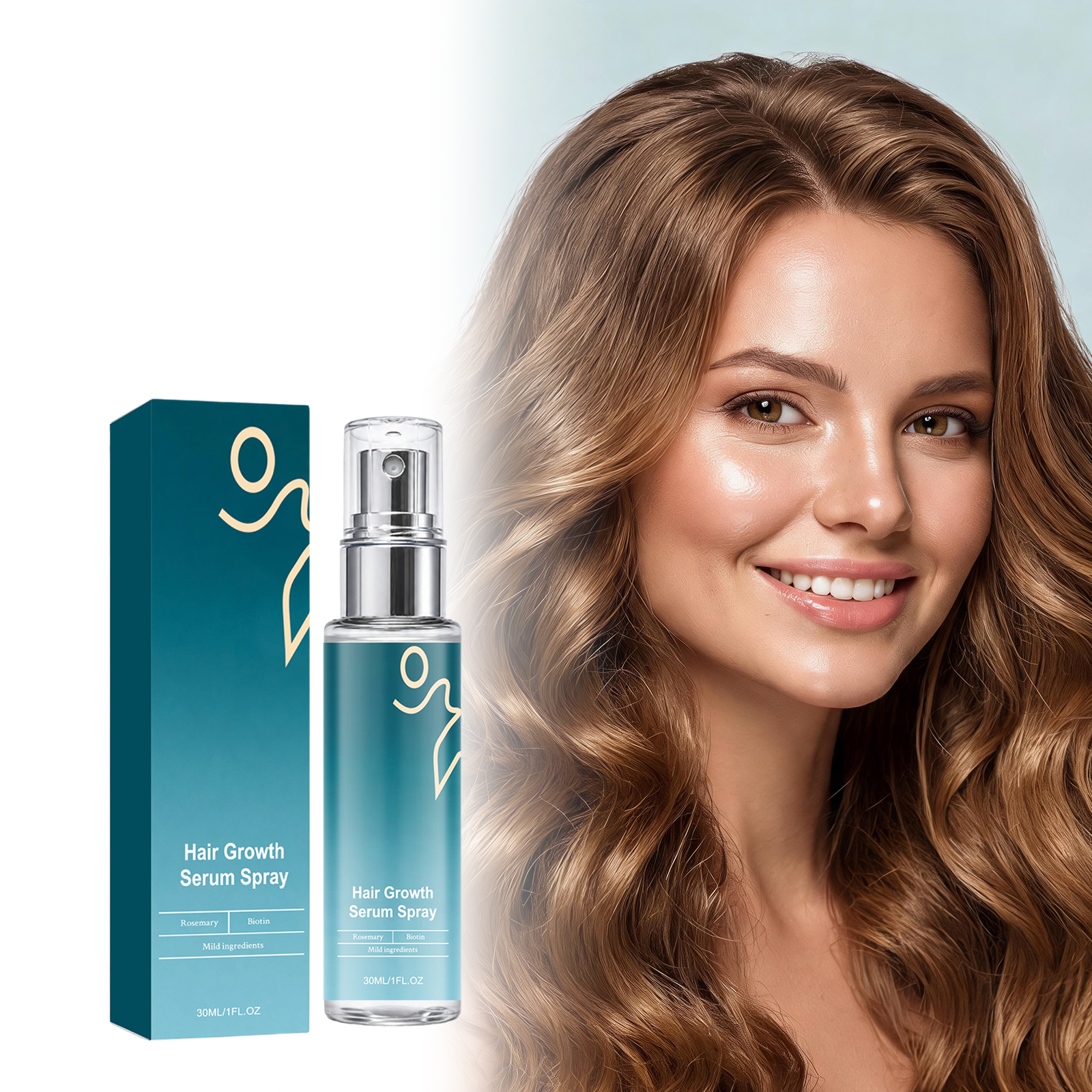 Hair Care Spray Mild Formula Light Texture Fluffy Strands Hydrating Moisturizing Soft Comfort