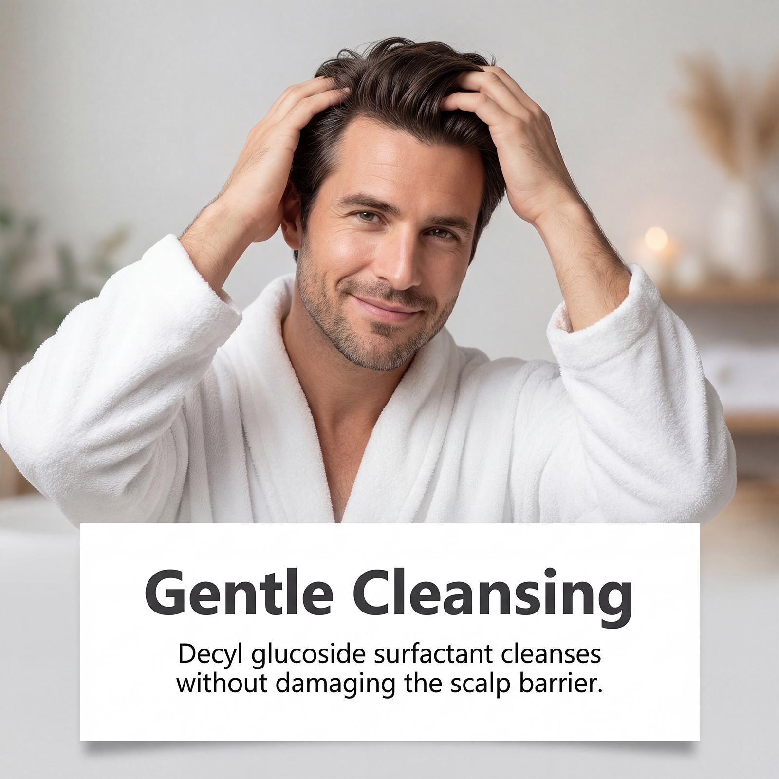 Mild Repair Balanced Scalp Soothing Care Shampoo For Daily Household Hair Fiber Cleansing