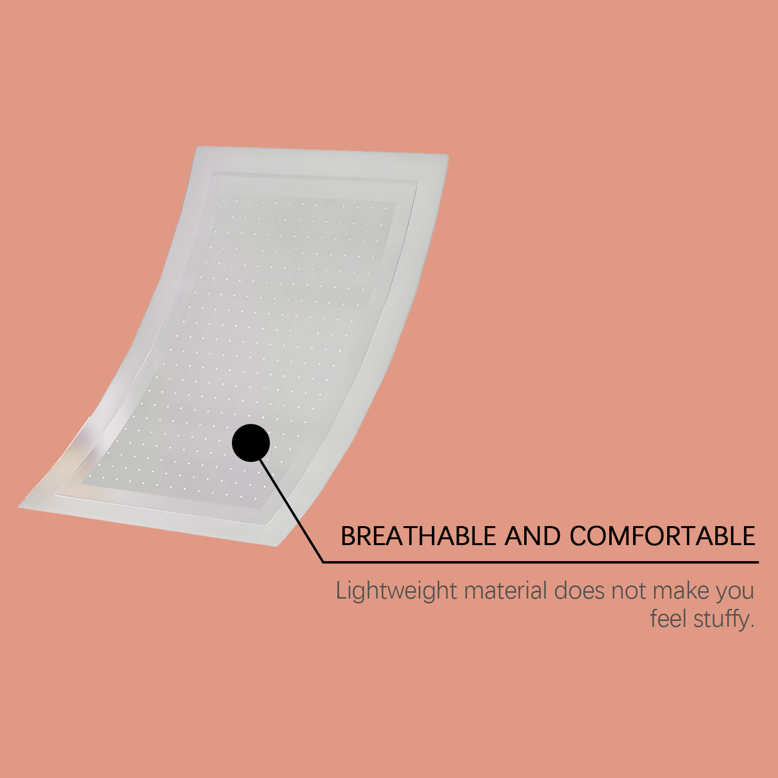 Leg Comfort Care Patch Mild Gentle Protect Skin Breathable Fit Soft Refreshing Portable Daily Sticker