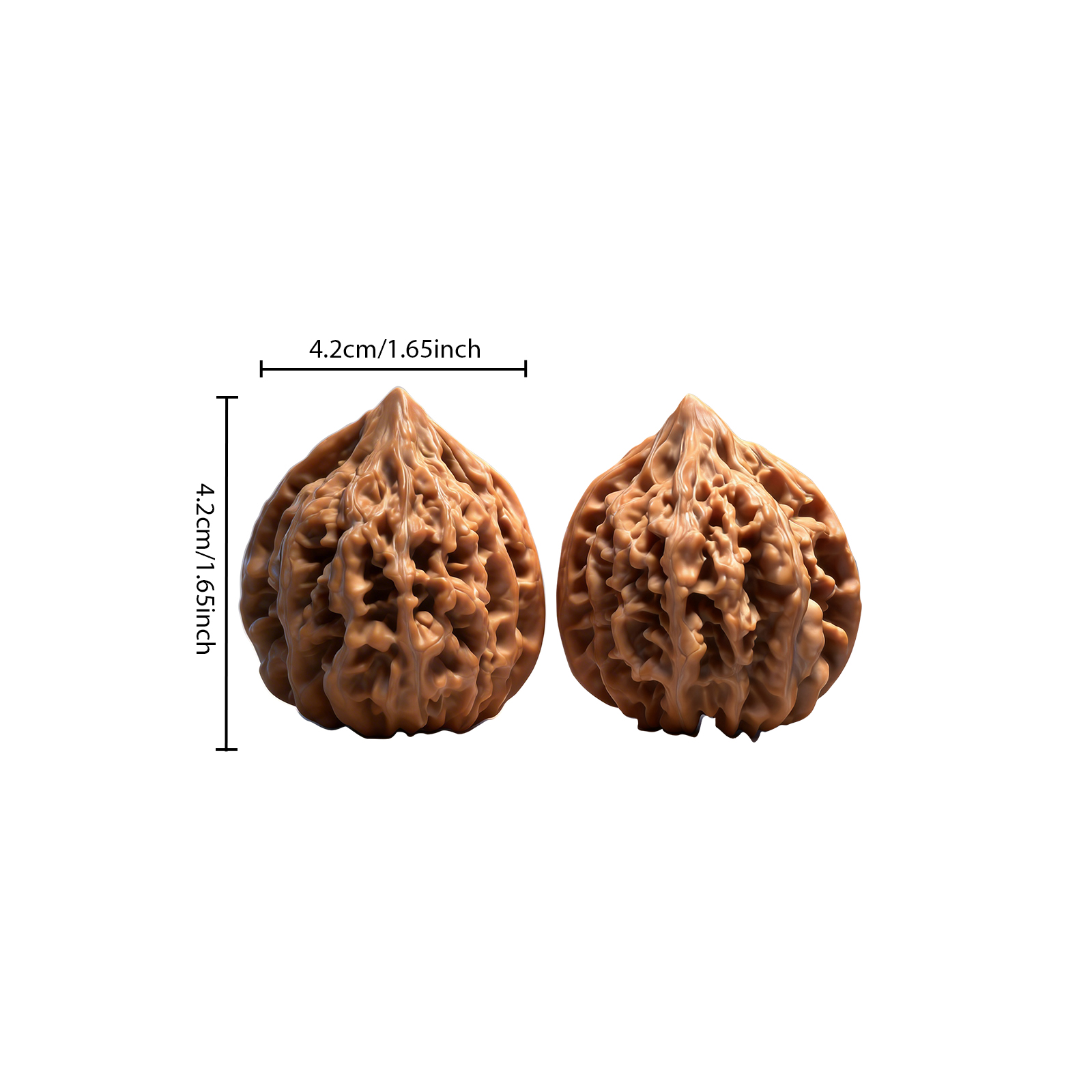 Walnut Plaything Smooth Surface Long Durability Fit Most Hand Shapes Sizes Support Finger Flexibility