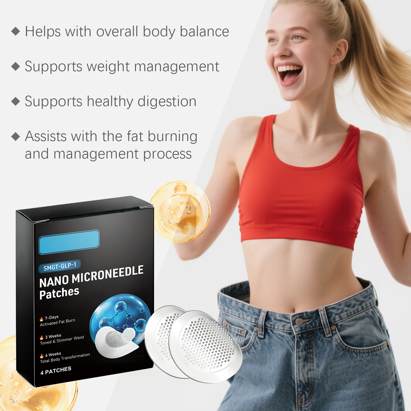 Body Care Patch Mild Nourishing Lazy Figure Shaping Daily Body Line Care Sticker