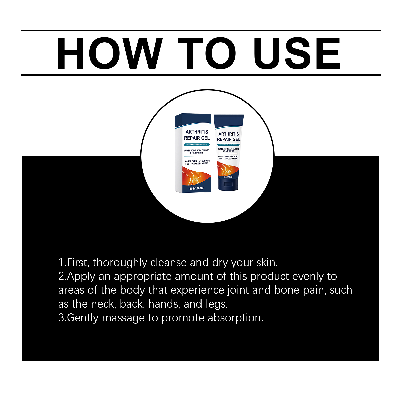 Joint Care Gel Daily Moisturizing Massage Portable Comfortable Easy Smearing Body Joint Muscle