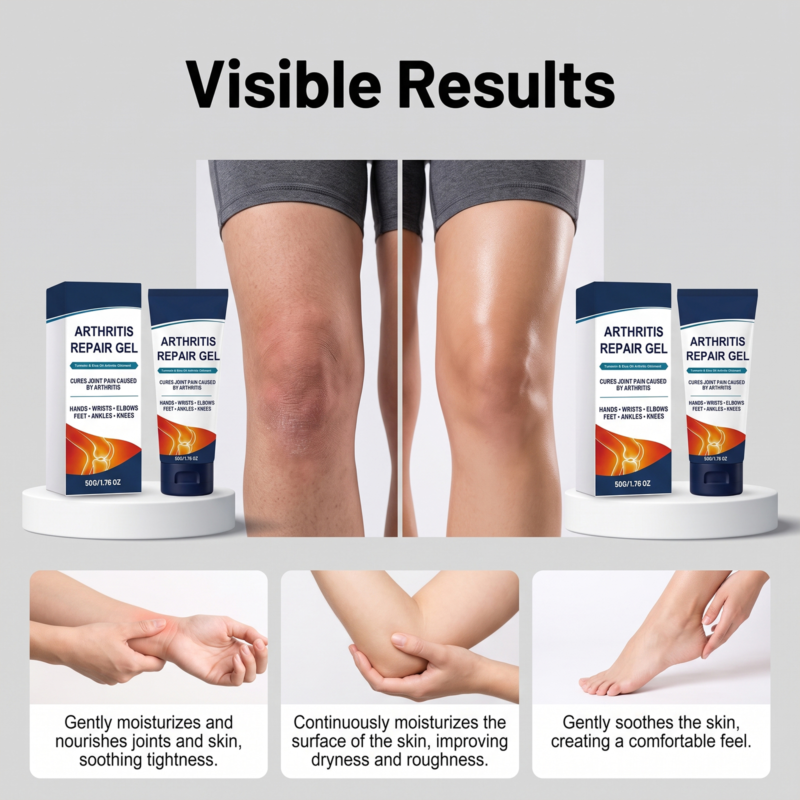Joint Care Gel Daily Moisturizing Massage Portable Comfortable Easy Smearing Body Joint Muscle